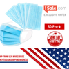 FURTHER PRICE DROP: Disposable 3-Ply Face Masks Level 2 - SHIPS FROM U.S. (2-Day Shipping Available)!
