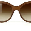Dolce & Gabbana Women's Matte Brown Oval Sunglasses (DG6090 2679/13 54mm)