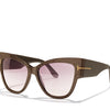 Tom Ford Anoushka Cateye Brown Sunglasses (TF371 50F 57mm)