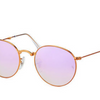 RayBan Bronze-Copper Frame Lilac Grad Flash Lens Sunglasses (RB3532 198/7X 47mm)!