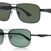 Ray-Ban Men's Sunglasses  - Choice of Gunmetal Black/Gray Lens or Gunmetal Black/Green Lens - Ships Same/Next Day! (RB3515 006/9A 58MM/RB3516 006/9A 59mm)