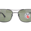 Ray-Ban Men's Sunglasses  - Choice of Gunmetal Black/Gray Lens or Gunmetal Black/Green Lens - Ships Same/Next Day! (RB3515 006/9A 58MM/RB3516 006/9A 59mm)