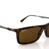 Ray-Ban Matte Havana Plastic Sunglasses W/ Brown Polarized Lens (RB4214 609283)