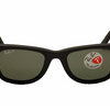 Ray-Ban Matte Black Original Wayfarer Sunglasses (RB2140 606658 50mm) - Ships Same/Next Day!