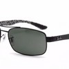 Ray-Ban Black/Green Carbon Fiber Sunglasses - Ships Same/Next Day! (RB8316-002 62mm)
