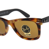 Ray-Ban Wayfarer Fleck Tortoise | Brown Classic B-15 (RB2140 1160 50mm) Sunglasses - Ships Same/Next Day!
