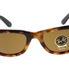 Ray-Ban Wayfarer Fleck Tortoise | Brown Classic B-15 (RB2140 1160 50mm) Sunglasses - Ships Same/Next Day!