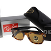 Ray-Ban Wayfarer Fleck Tortoise | Brown Classic B-15 (RB2140 1160 50mm) Sunglasses - Ships Same/Next Day!