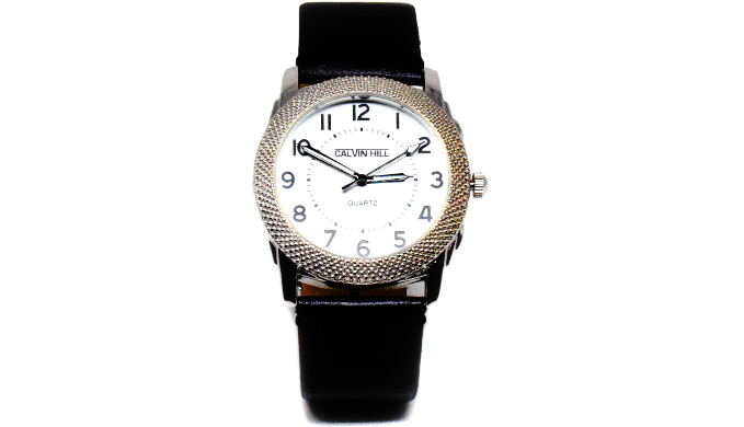 Calvin hill 2025 watch stainless steel