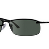 Ray-Ban Black Sporty Wrap Grey Polarized Sunglasses (RB3183 W3339) - Ships Same/Next Day!