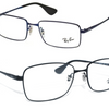 Ray-Ban LightRay Unisex Eyeglasses Frames - Choice of Black or Navy Blue - Ships Same/Next Day!
