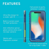 Lifeproof FRĒ Series Waterproof Case for iPhone X - Banzai Blue - Ships Same/Next Day!