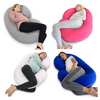 Full Body Pillow with Jersey Cotton Cover (Available in 4 Colors) - Ships Same/Next Day!