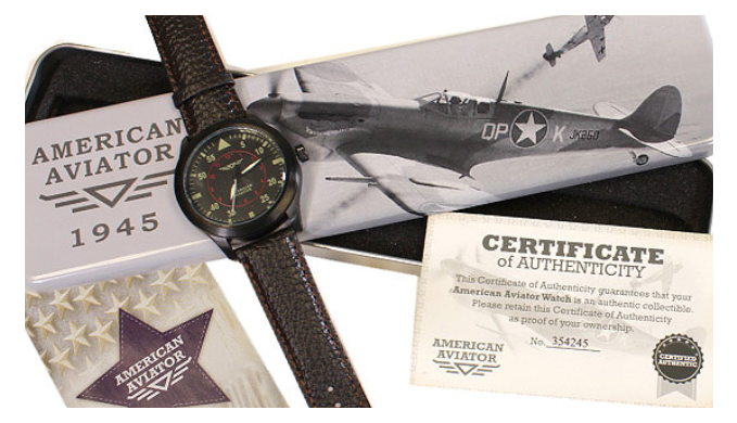 American aviator hotsell 1945 watch