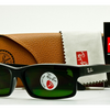 LARGE PRICE DROP: Ray-Ban Polarized Rectangular Black Classic Sunglasses (RB4151 601/2P) - Ships Next Day!