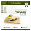 PRICE DROP 3 Pack: 4-in-1 Avocado Slicer Stainless Steel - Cut, Pit, Slice and Mash Avocado - Ships Quick!