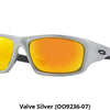 Oakley Polarized Batwolf Valve Crankshaft Sunglasses (Brand New) - Ships Next Day! Silver