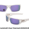 Oakley Polarized Batwolf Valve Crankshaft Sunglasses (Brand New) - Ships Next Day! Clear (Oo9239-09)