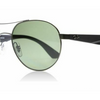 Ray-Ban Matte Gunmetal/Black Green Classic Polarized Sunglasses (RB3536 029/9A)