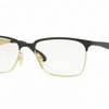 Ray-Ban Gold Shiny Black Men's Eyeglasses Frames (RX6344 2890 56mm)