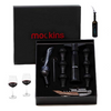 10 Piece Wine Accessory Set With Pump, Stoppers and Corkscrew - Makes a Great Gift! (Ships from Amazon Warehouse)