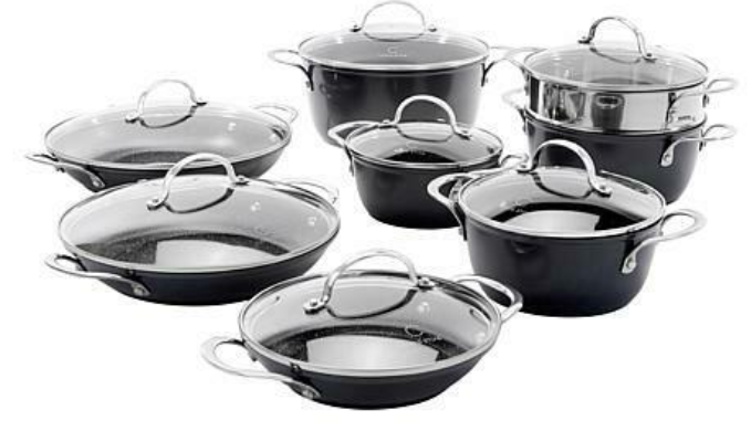 Curtis Stone DuraPan 11piece Cookware Set 