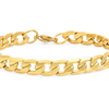 18k gold plated bracelet and necklace set