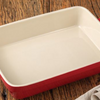 Price Drop: Cuisine & Co 7 Piece Red Artisan Ceramic Stoneware Bundle (2 Casserole, Rectangular, Square, Loaf) - Ships Next Day!