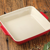 Price Drop: Cuisine & Co 7 Piece Red Artisan Ceramic Stoneware Bundle (2 Casserole, Rectangular, Square, Loaf) - Ships Next Day!