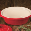 Price Drop: Cuisine & Co 7 Piece Red Artisan Ceramic Stoneware Bundle (2 Casserole, Rectangular, Square, Loaf) - Ships Next Day!