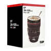 2 Pack: SLR Camera Lens Stainless Steel Travel Coffee Mug with Leak-Proof Lid