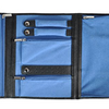 Metier Life Vegan Saffiano Leather and Suede Travel Jewelry Organizer with Magnetic Closure & Zippered Pockets