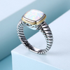 1.90 CTTW Single Crystal Multi Pav'e Engagement Ring Set in 18K White Gold