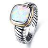 1.90 CTTW Single Crystal Multi Pav'e Engagement Ring Set in 18K White Gold