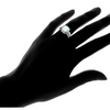 1.90 CTTW Single Crystal Multi Pav'e Engagement Ring Set in 18K White Gold