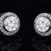 LOWEST PRICE EVER: Halo Stud Earrings with Swarovski Elements