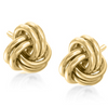Italian Inspired Love Knot Stud Earrings