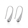 Silver Waterdrop Bangle and Hook Earrings Set