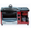 Courant 3-in-1 Multifunction Breakfast Hub (Toaster Oven, Griddle Pan, 5 Cup Coffee Maker) - Ships Quick!