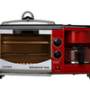 Courant 3-in-1 Multifunction Breakfast Hub (Toaster Oven, Griddle Pan, 5 Cup Coffee Maker) - Ships Quick!