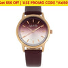 $50 Off: Sophie And Freda San Diego Quartz Ladies Watch - Ships Quick! Maroon Watches