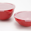 Mad Hungry 2-Piece Lipnloop Mixing Bowl With Lids - Ships Quick! Red Home