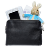 The Livvy + Harry Nappy Clutch - Choice of Black or Tan