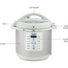 Martha Stewart 8-qt 7-in-1 Digital Stainless Steel Pressure Cooker