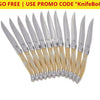 Buy One Get Free! Wolfgang Puck 12-Piece Steak Knife Set With Wooden Gift Boxes (24-Piece W/ Bogo)