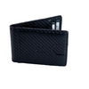 Charles Delon Men's Slim Design Money Clip Wallet Carbon Fiber Leather - Ships Quick!