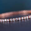 8.00 CTTW White Swarovski Elements Tennis Bracelet in 18K Gold Plating - 3 Options