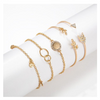 Olive Branch Pav'e Peace 5 PC Bracelet Set