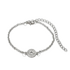 5 Piece Pav'e Loveknot Bracelet Silver Set