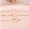 Love & Peace in the World Rose Gold 3 Piece Set